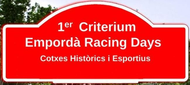 1er Criterium Emporda Racing Days Clasificación